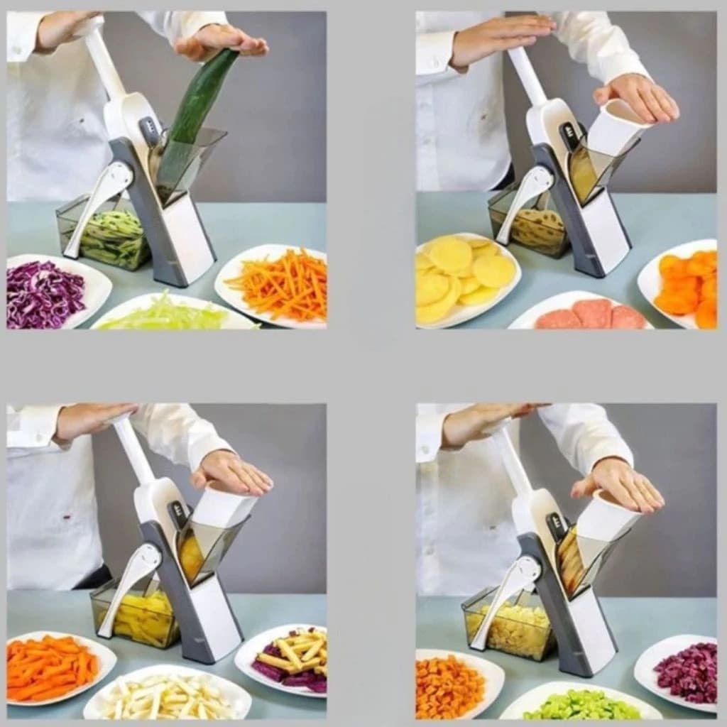 Cortador Ralador Processador Fatiador Frutas Verduras Legumes Alimentos Batata Cenoura