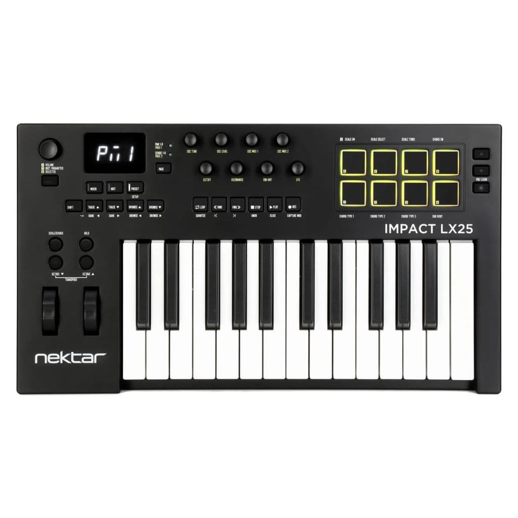 Controlador MIDI Nektar Impact LX25 mk3 25 Teclas