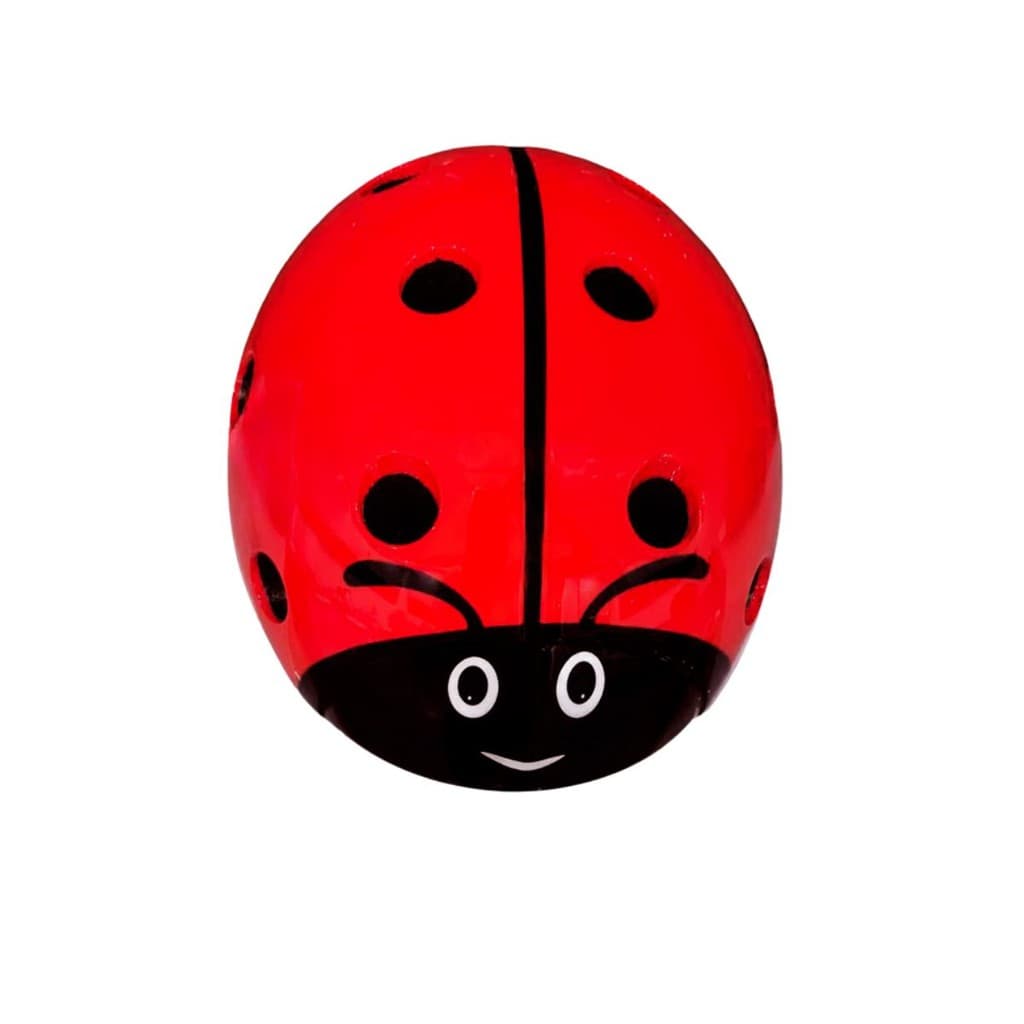Capacete Proteção Infantil Criança Tamanho 52/56cm Gta Joaninha Bicicleta Patins Patinete Skate Cor Vermelho