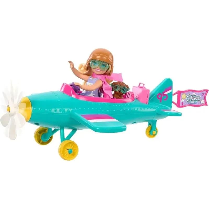 Barbie Fantasy Chelsea Conjunto Piloto de Avião - HTK38 - Mattel