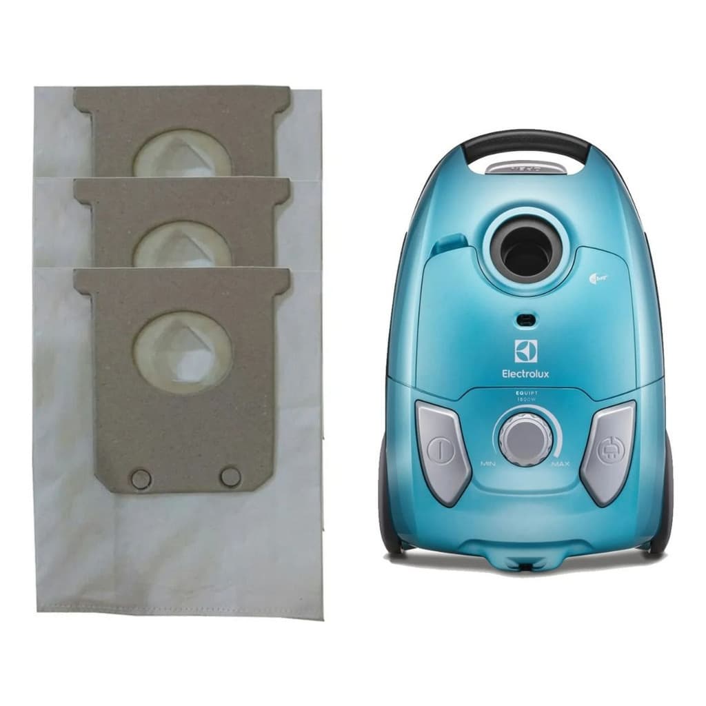 Saco P/ Aspirador Electrolux Equipt 3un Descartável Papel