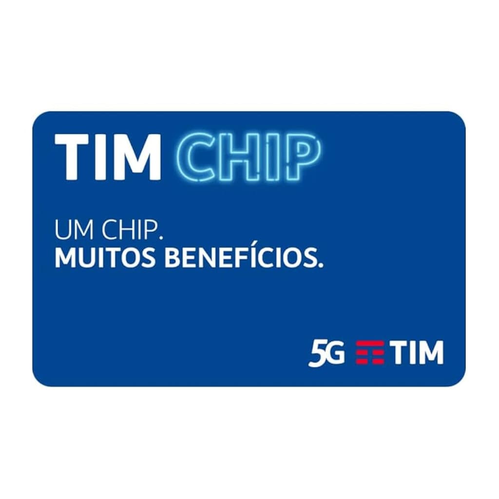TIM CHIP PRÉ PAGO 5G / 4G / 3G SEM CREDITO