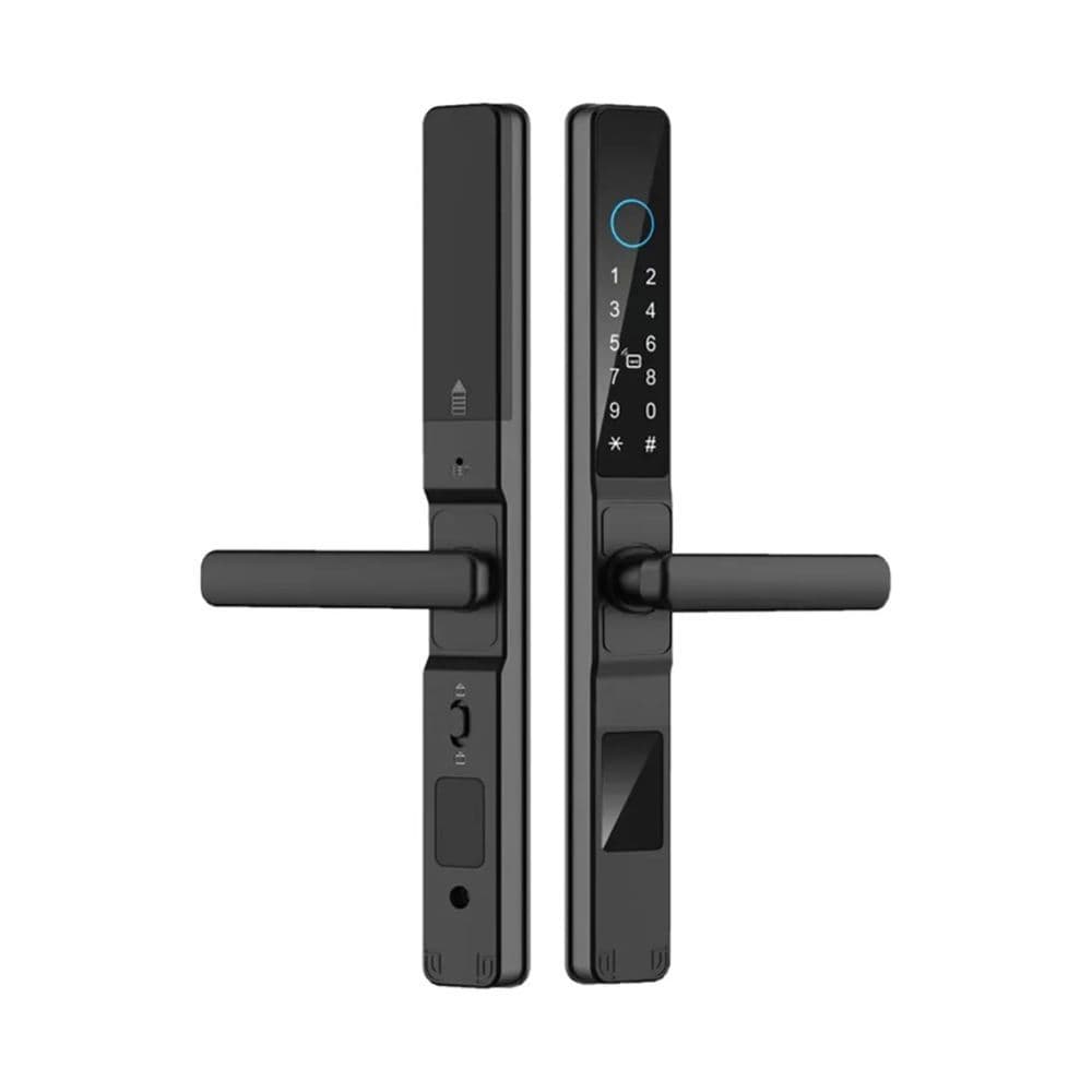 Fechadura Digital Biometria FD11 Porta Perfil Estreito IP65
