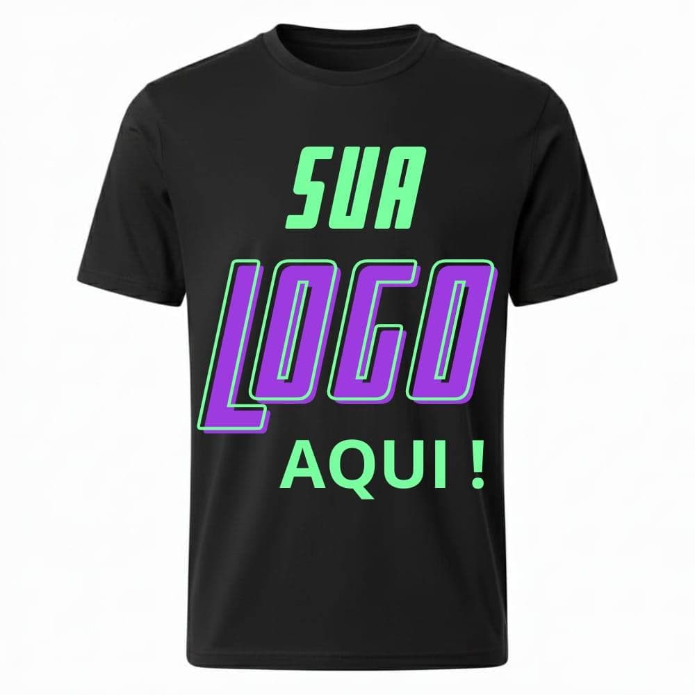 Camiseta Personalizada Sua Foto Logo ou Arte Camisa Algodão 100%