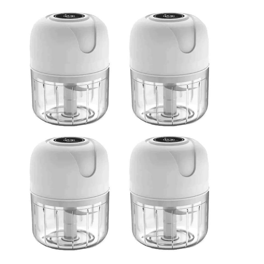Processador de Temperos 250 ml  Elétrico Portátil, 3 Lâminas Inox, USB
