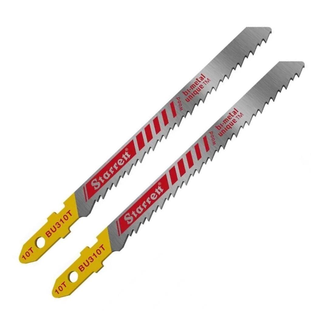 Kit 2 Lâminas Serra Tico-Tico Unique Bi-Metal Madeira BU310T-2 Starrett