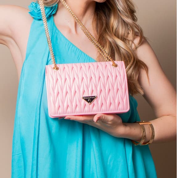 Bolsa Blogueira Da Moda Feminina Premium Transversal Bolsa Carteira Baguete Luxo Para Sair Maitê