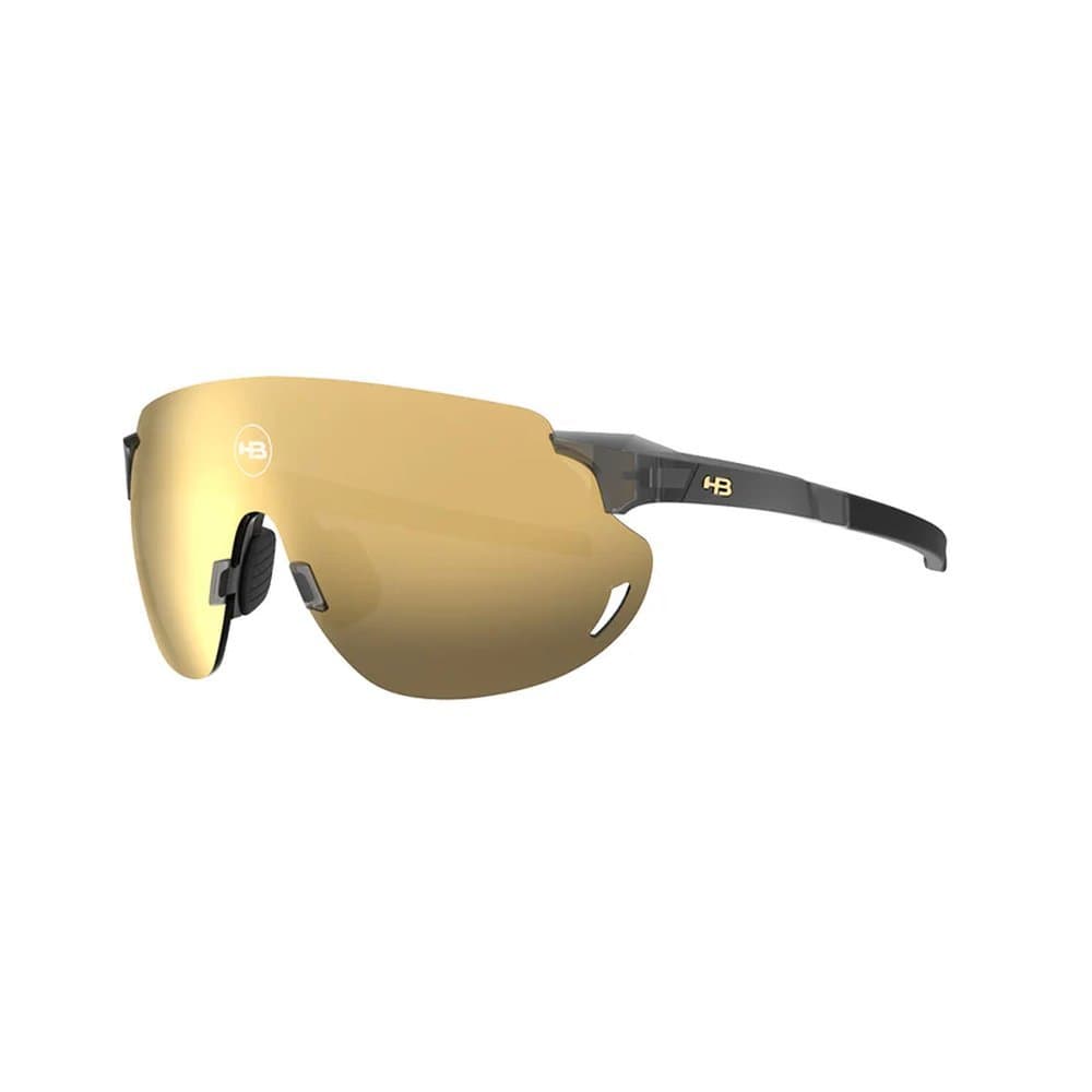 Óculos Ciclismo HB Quad Z 2.0 Gloss Onyx Gold Chrome
