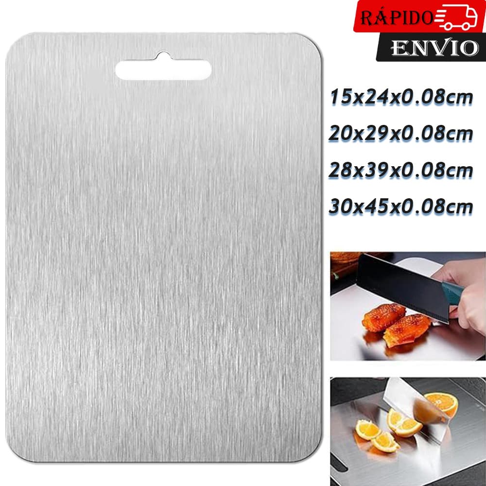 Tábua de corte de liga de titânio de 0.08 cm Tábua de corte de cozinha de liga de titânio Tábua de corte de carne, Tábua
