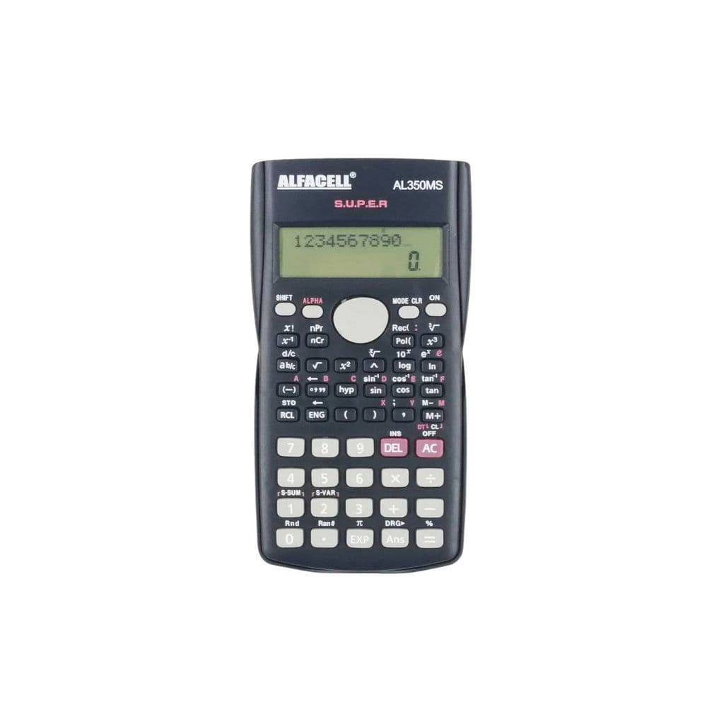 Calculadora De Mesa Cientifica Alfacel 12 Digitos 15.5X8.5Cm