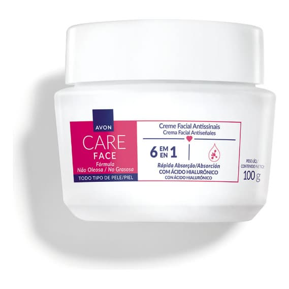 KIT AVON CARE CREME FACIAL  ANTISSINAIS 6EM1 - ESCOLHA
