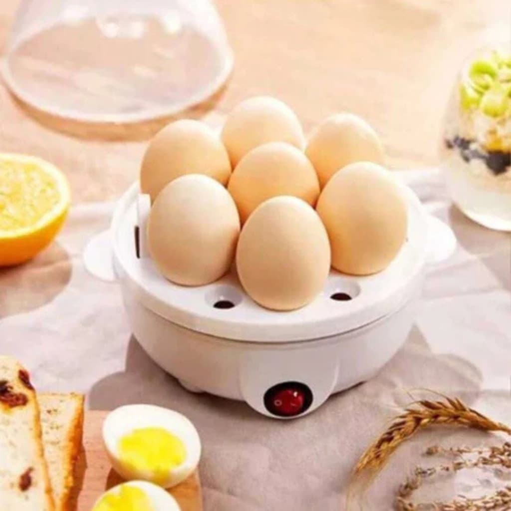 Cozedor Aquecedor Portátil para até 7 Ovos Elétrico 110V Prático Cozinha