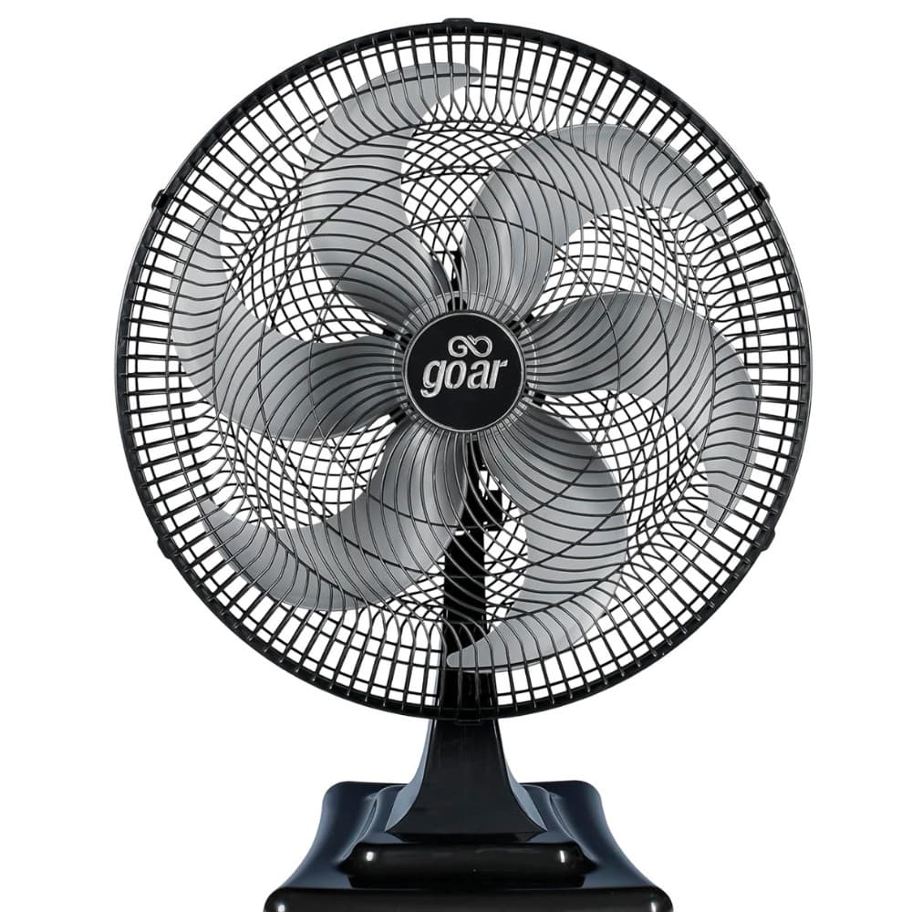 Ventilador De Mesa 50 Cm 6 Pás c/ 3 Vel. Vt50mc Preto