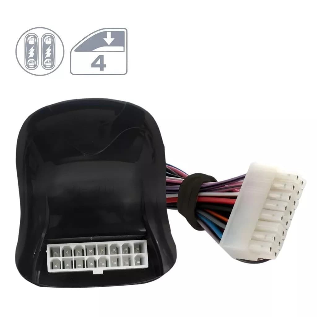 Módulo De Vidro Elétrico Universal Flexitron 4 Vidros Fdx42