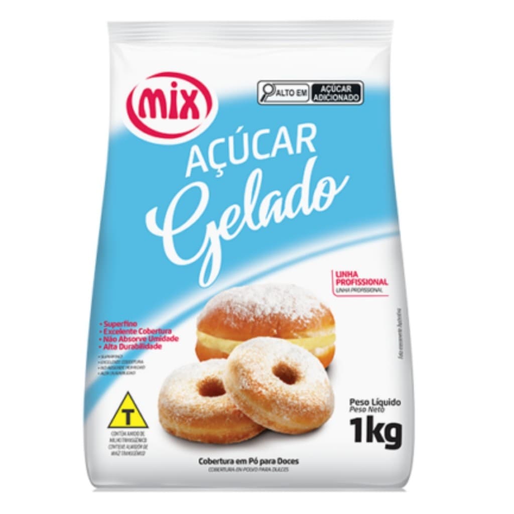 ACUCAR GELADO 1 KG MIX