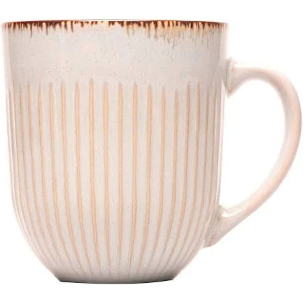 CANECA DE CERAMICA LINEAR CINZA 380ML