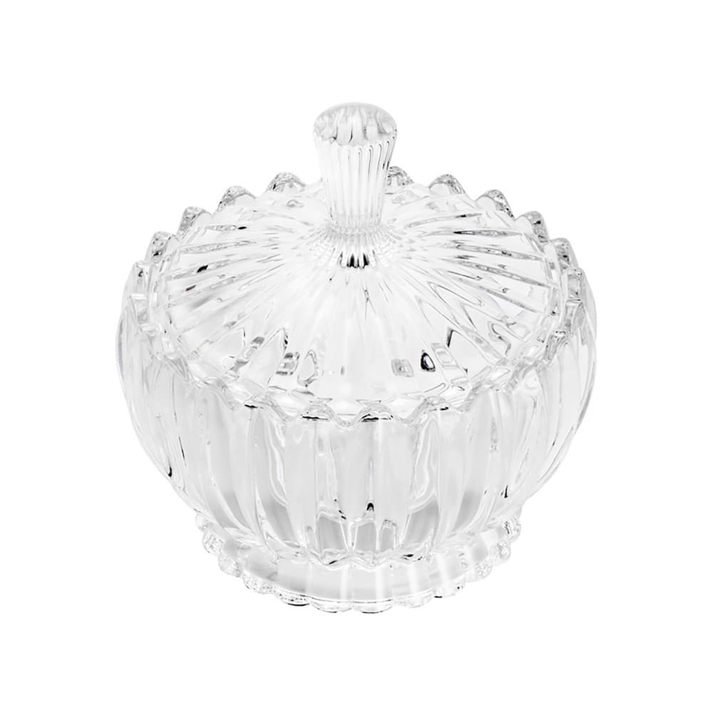 Bomboniere Potiche de Cristal Geneva Transparente 18x17cm Wolff