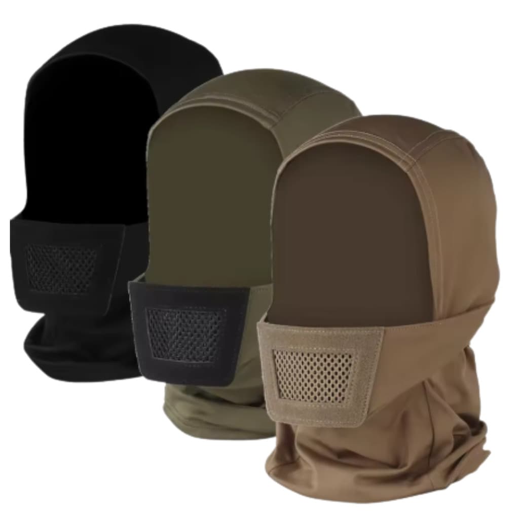 Máscara balaclava Microfibra meia face Proteção boca - Proteção UV
