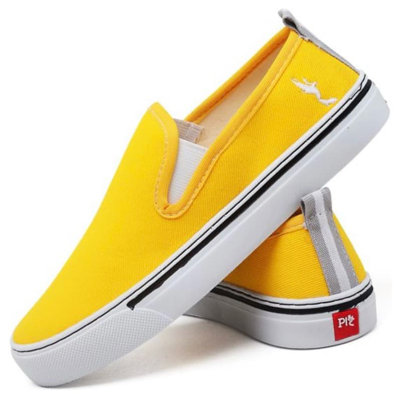 Tênis Feminino Slip On Calce Fácil - Flexível Confortáve