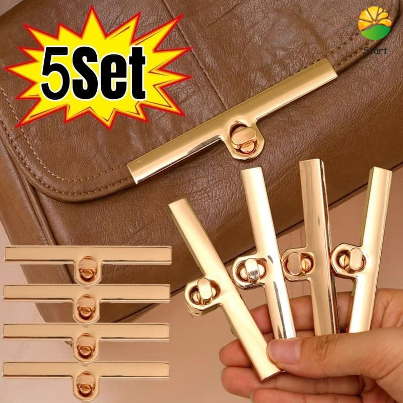 Fivela De Fechaduras De Metal Resistente Para Carteira Beijo Fecho Bolsa Perto Bloqueio-Elegante DIY Couro Artesanato Sa