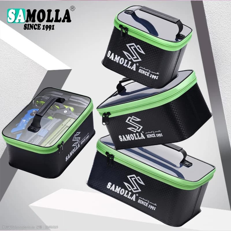 Bolsa de Pesca em EVA Reforçada, Impermeável, para Equipamentos de Pesca, Balde para Peixes Vivos, Estojo de Armazenamen