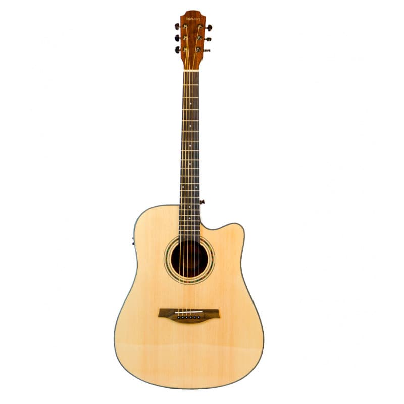 Violão Elétrico Aço Benson Gd100ce N Cutaway Dreadnought