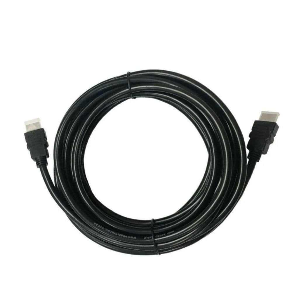Kit 2 Cabos HDMI 10m 4K UltraHD 3D Proeletronic P/ TV PC