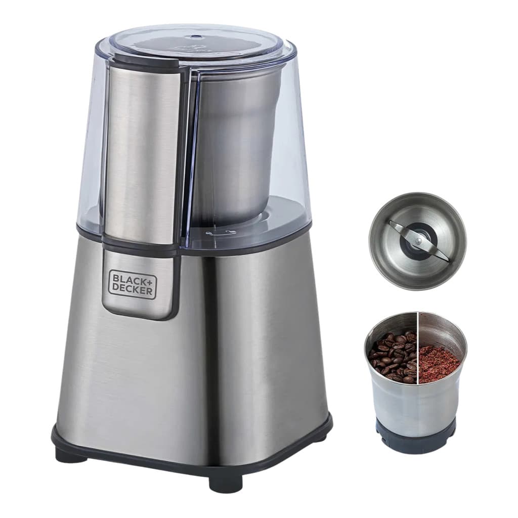 Black+Decker moedor elétrico grãos café gourmand gris Inox MG200 220v