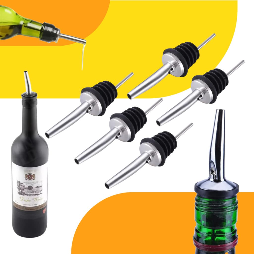 Bico Dosador para Garrafa Inox Bartender Biqueira Tequila Azeite