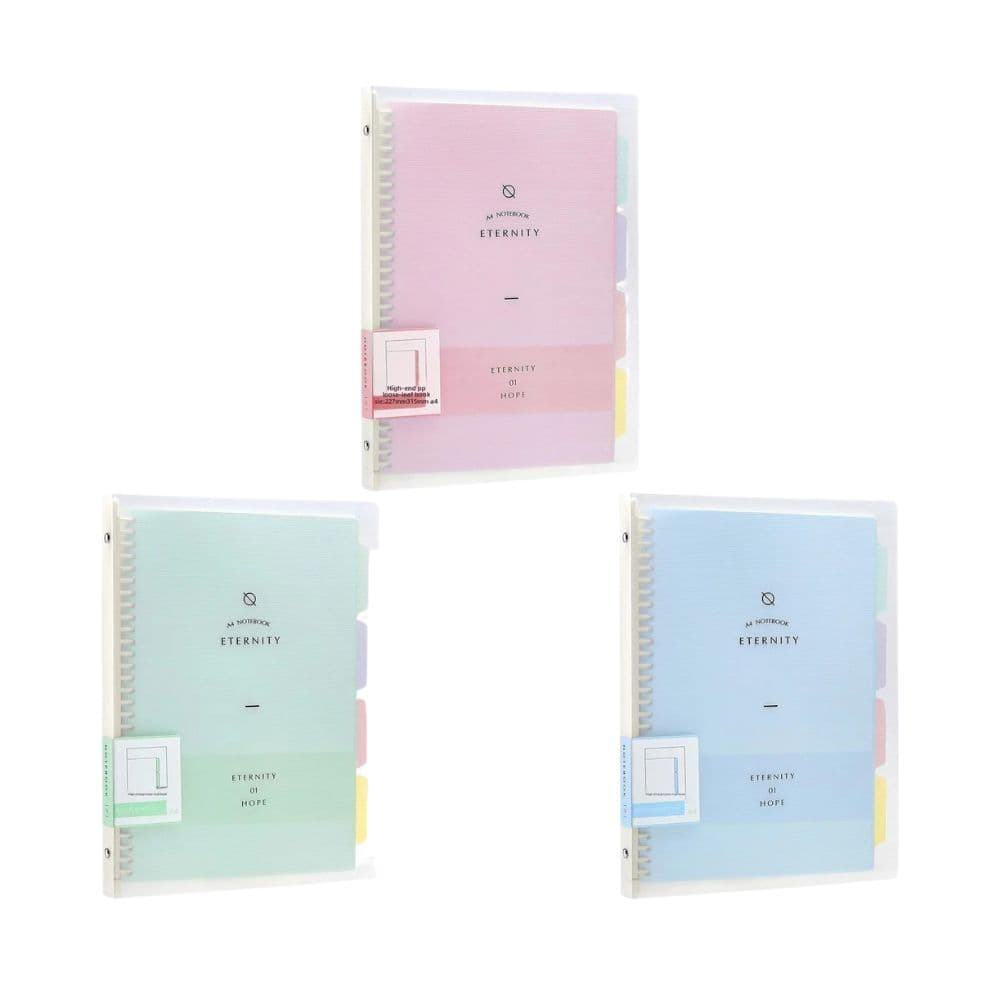 CADERNO INTELIGENTE FICHARIO CAPA LISA 60 FOLHAS A4 ~32x23cm