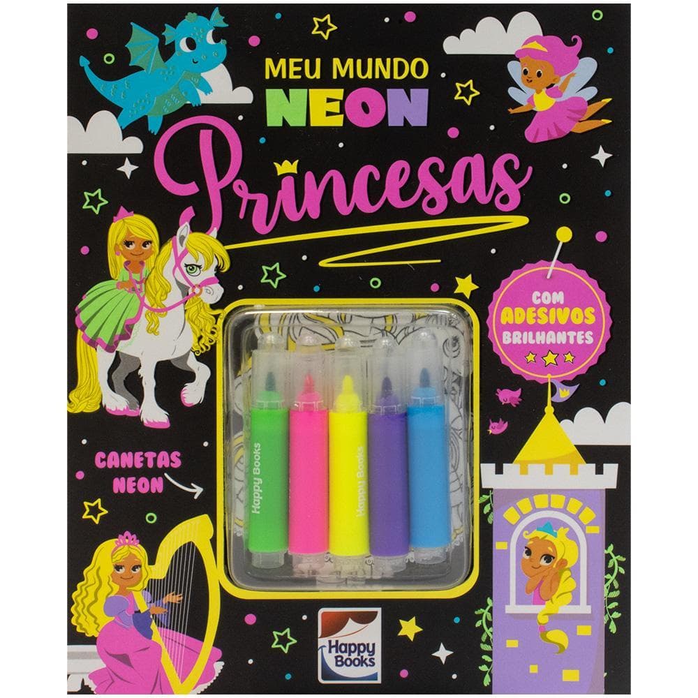 Meu Mundo Neon: Princesas Livros D+MS