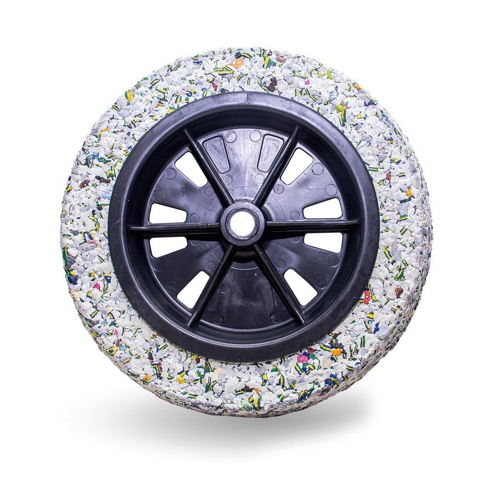 Pneu Carrinho De Mão Não Fura Maciço Completo FORCE 3.25 X 8 X 3/4" (19MM) - LINHA LEVE