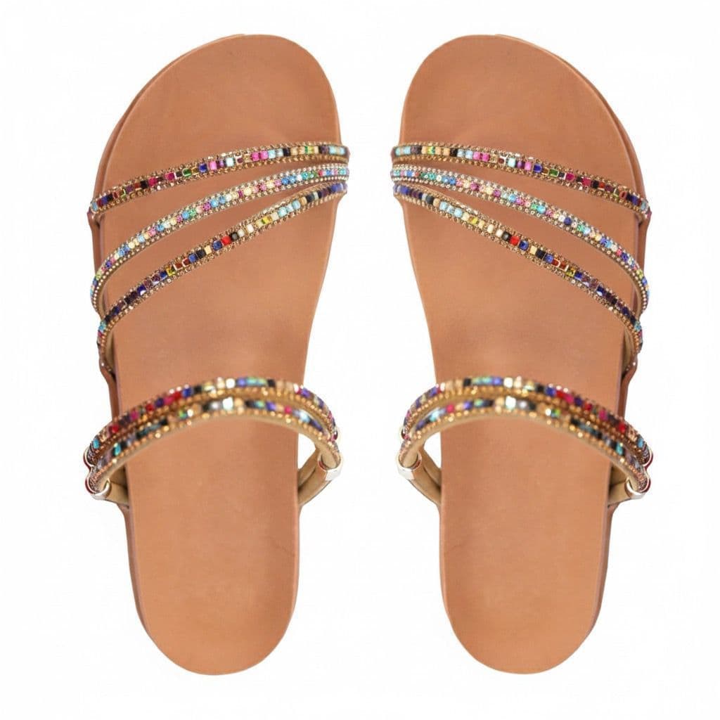 Papete Sandália Feminina Brilho Strass Glitter Chinelo Preto Conforto Fashion Blogueira 2026