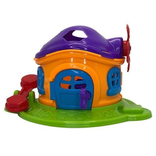 Casinha Cogumelo Encantado 3 Pecas Encaixe Desenvolvimento Motor Diversao Educativa Infantil