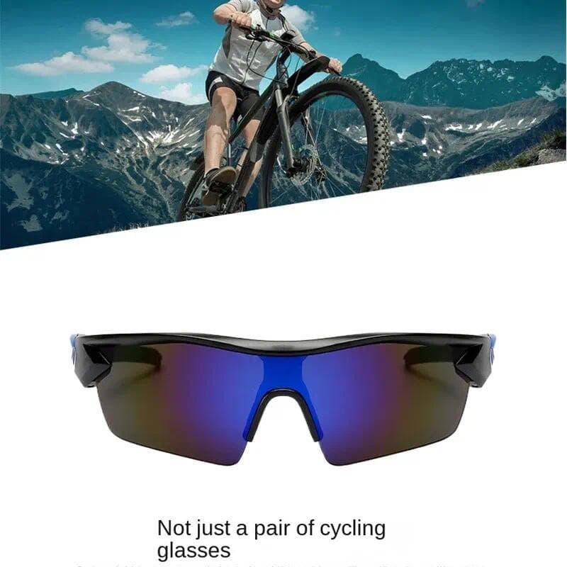 Óculos de Sol para Caminhadas ao Ar Livre, Óculos de Sol Portáteis, Óculos de Sol para Ciclismo com Visão Noturna, Uniss