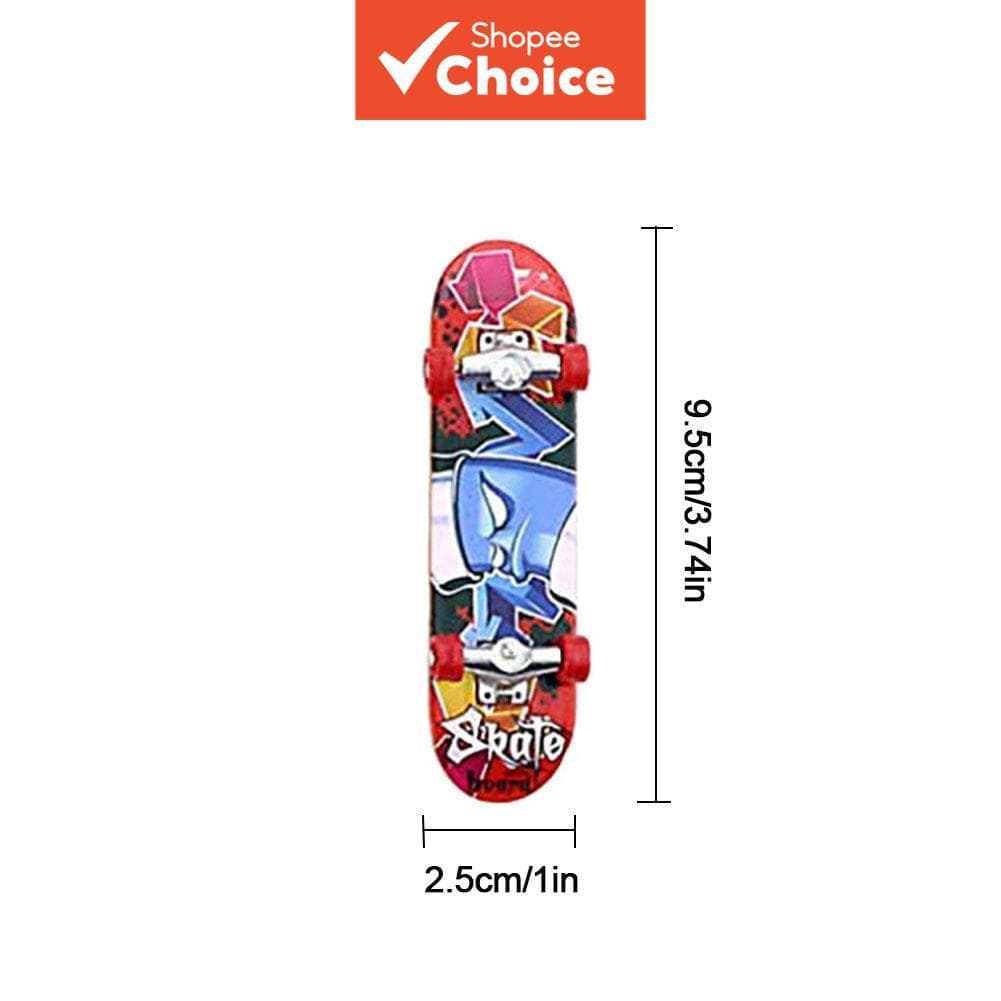 Novo dedo de skate em liga, brinquedo inovador e requintado, skate fosco para crianças (estilo aleatório)