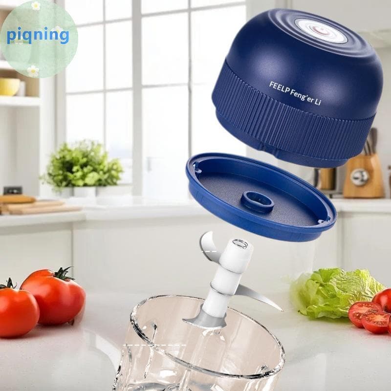 Piqning 260ML Picador De Alho Elétrico USB Moedor Carne Gengibre Triturador Vegetal Com Segurança Portátil Pequeno Proce