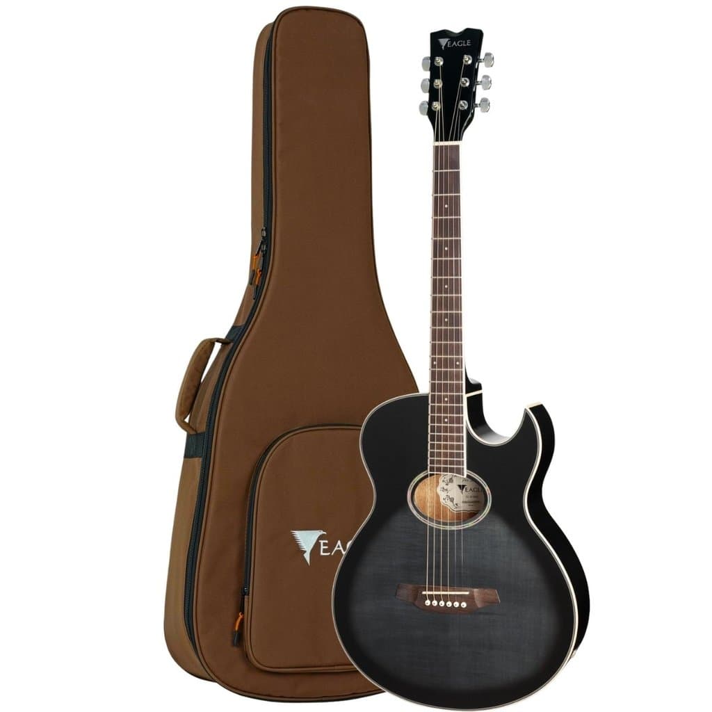 Violão Elétrico Eagle GL36 Pro Series Aço Mini Jumbo Cutaway +Bag