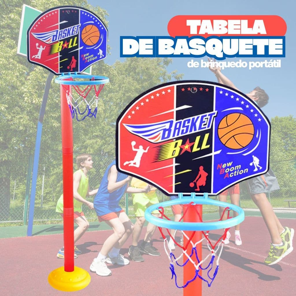 Tabela Basquete Mini Esporte Infantil Montável E Leve 300g
