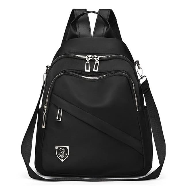 Bolsa mochila feminina Portátil da moda de Poliéster à prova d'água