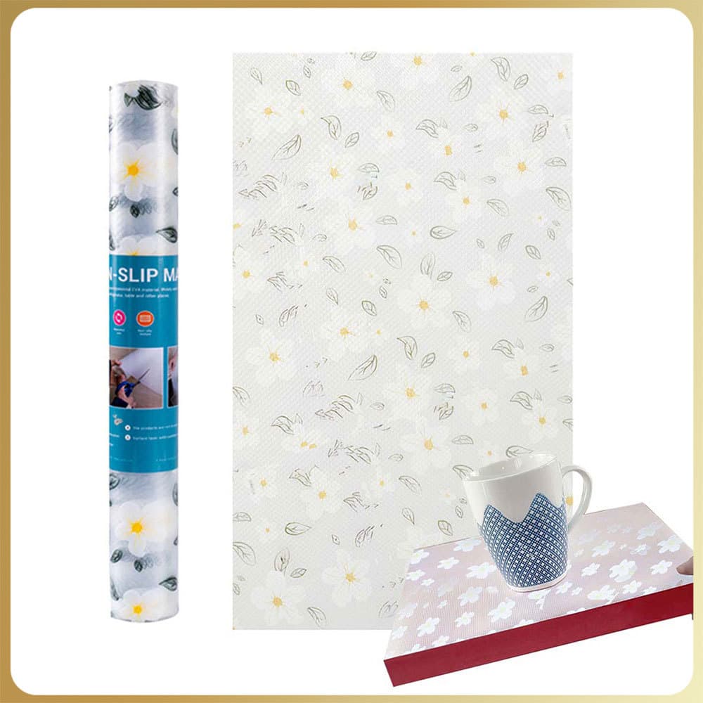 45x300cm Forro Antiderrapante Para Gavetas Armários Prateleiras Higiênico Edição Sakura