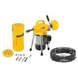 Desentupidora Elétrica Vonder DV 390 390W 127V Máquina para Desentupir Cano Pia Esgoto Profissional