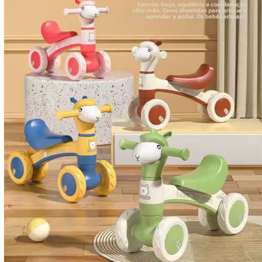 Motocicleta infantil de quatro rodas com luzes e música--3601