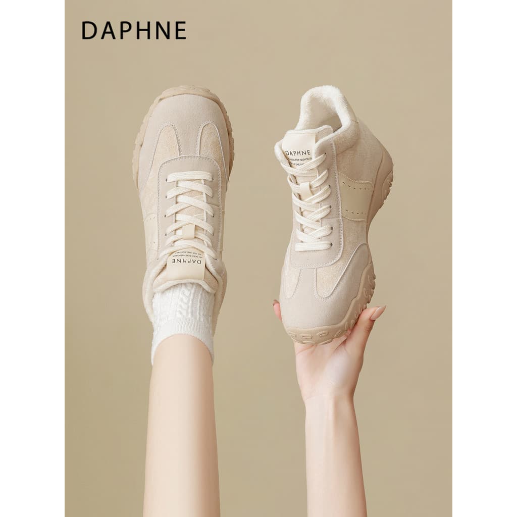 Daphne forro de lã sapatos de treinamento alemão feminino 2026 inverno novo estilo sapatos femininos de venda quente sap