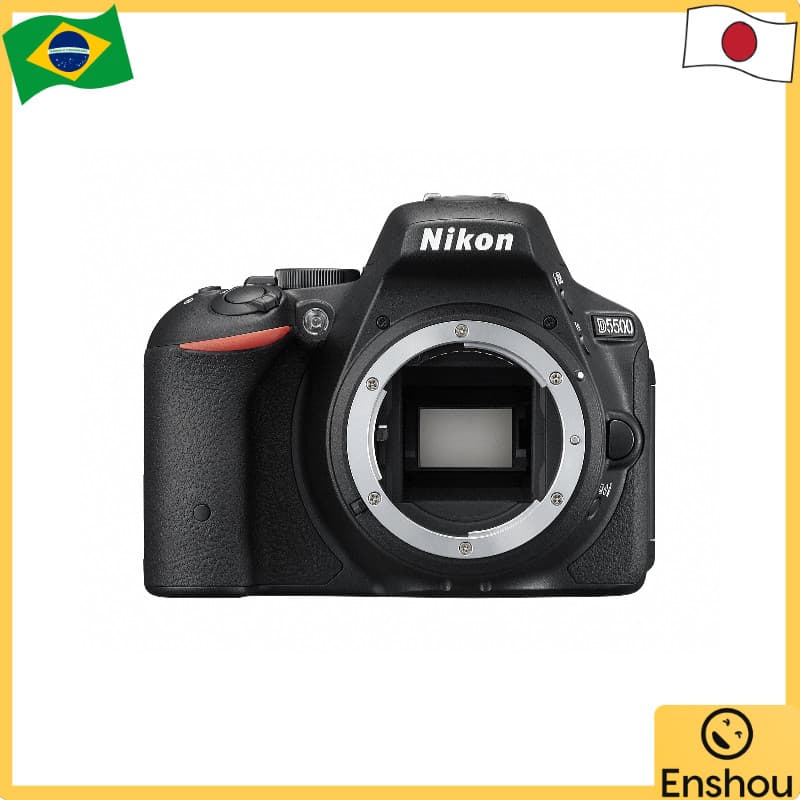 [USED]Do Japão [USADO]Nikon Digital SLR Camera D5500 Body Black 24.16 Megapixels 3.2-inch Touchscreen D5500BK
