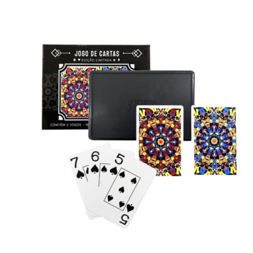 Baralho de Cartas Profissional Poker Truco Buraco