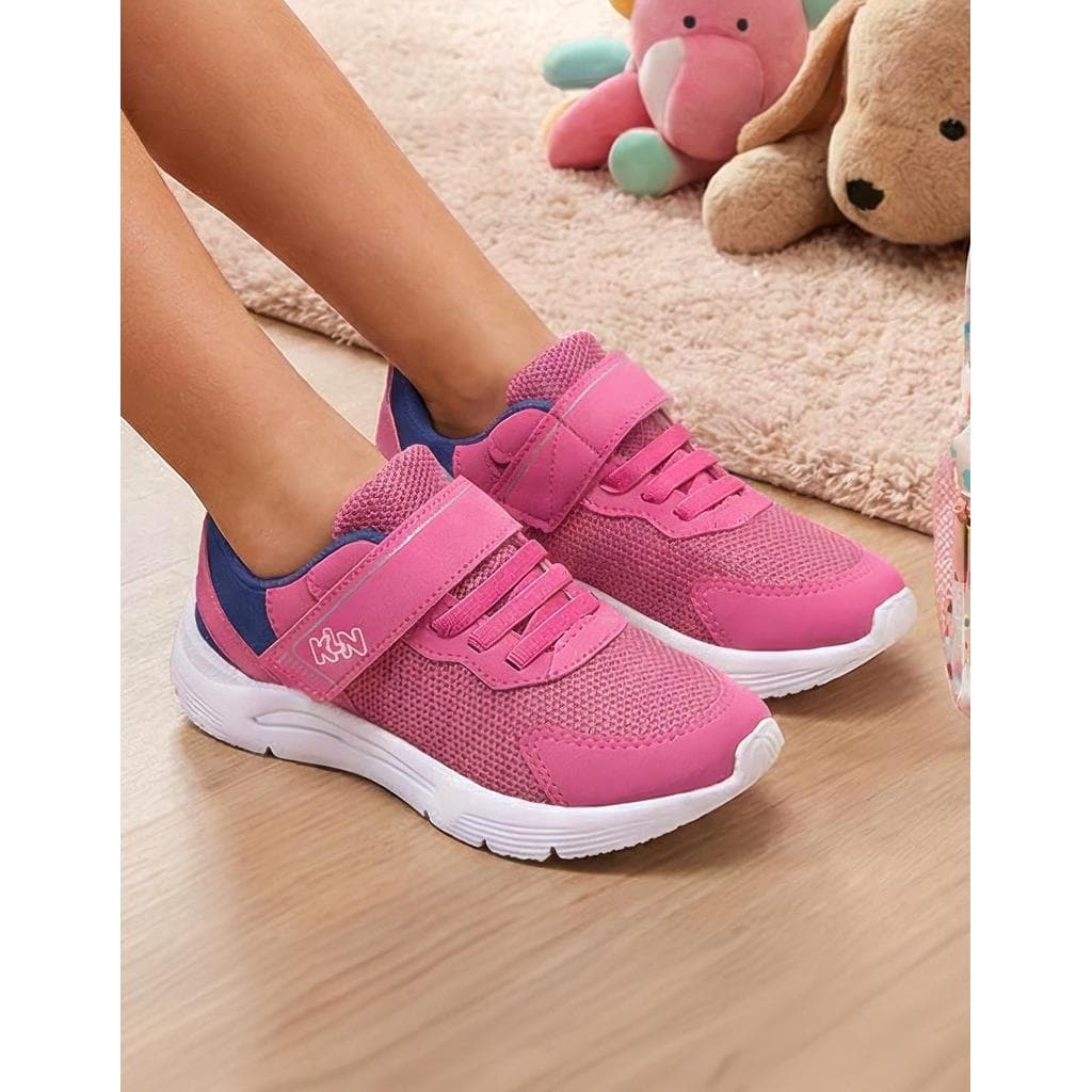 Tênis Menina Klin Infantil Velcro Calce Facil SlipOn 480073000