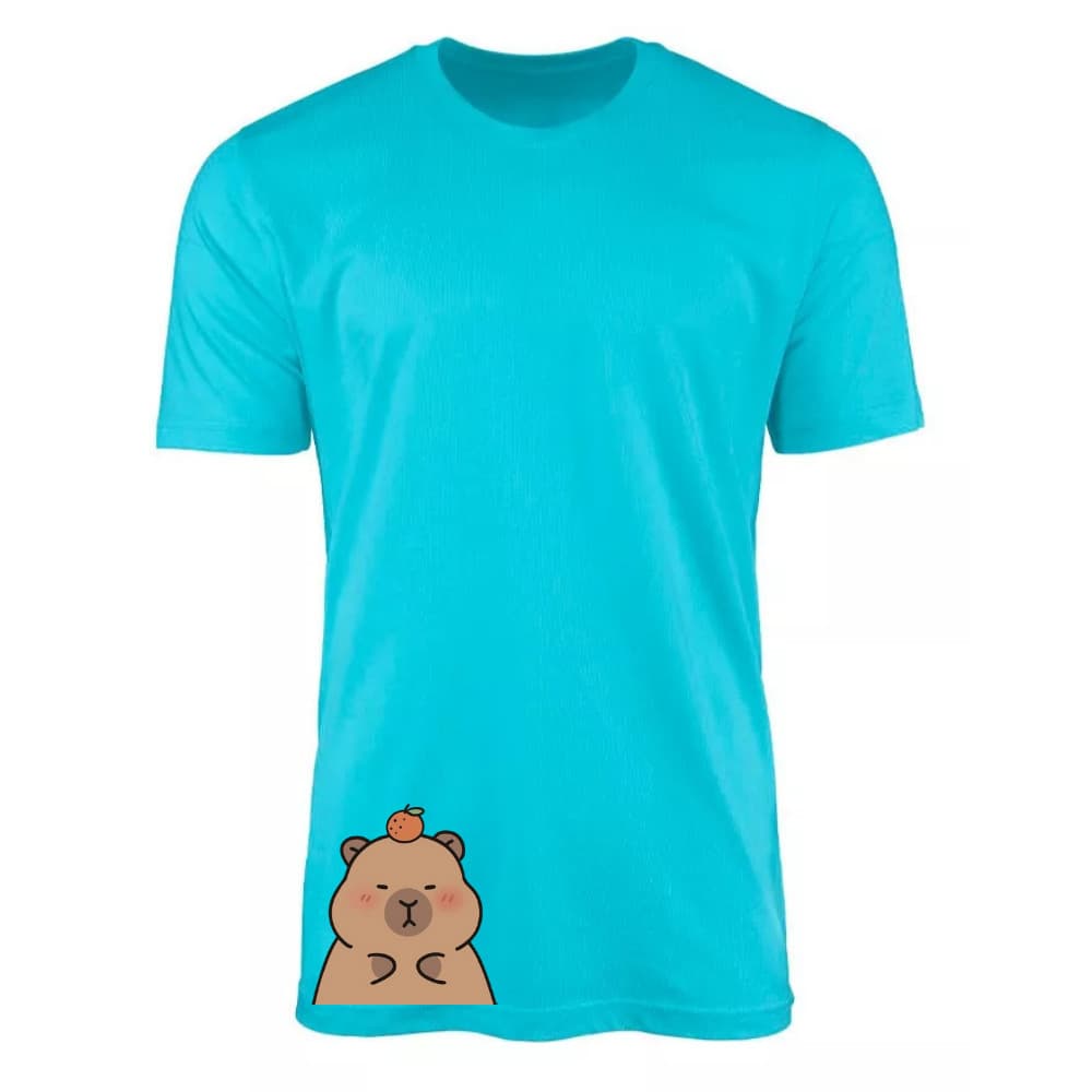 Camiseta Unissex Algodão Básico 30.1 Estampado Desenho Rita Modas