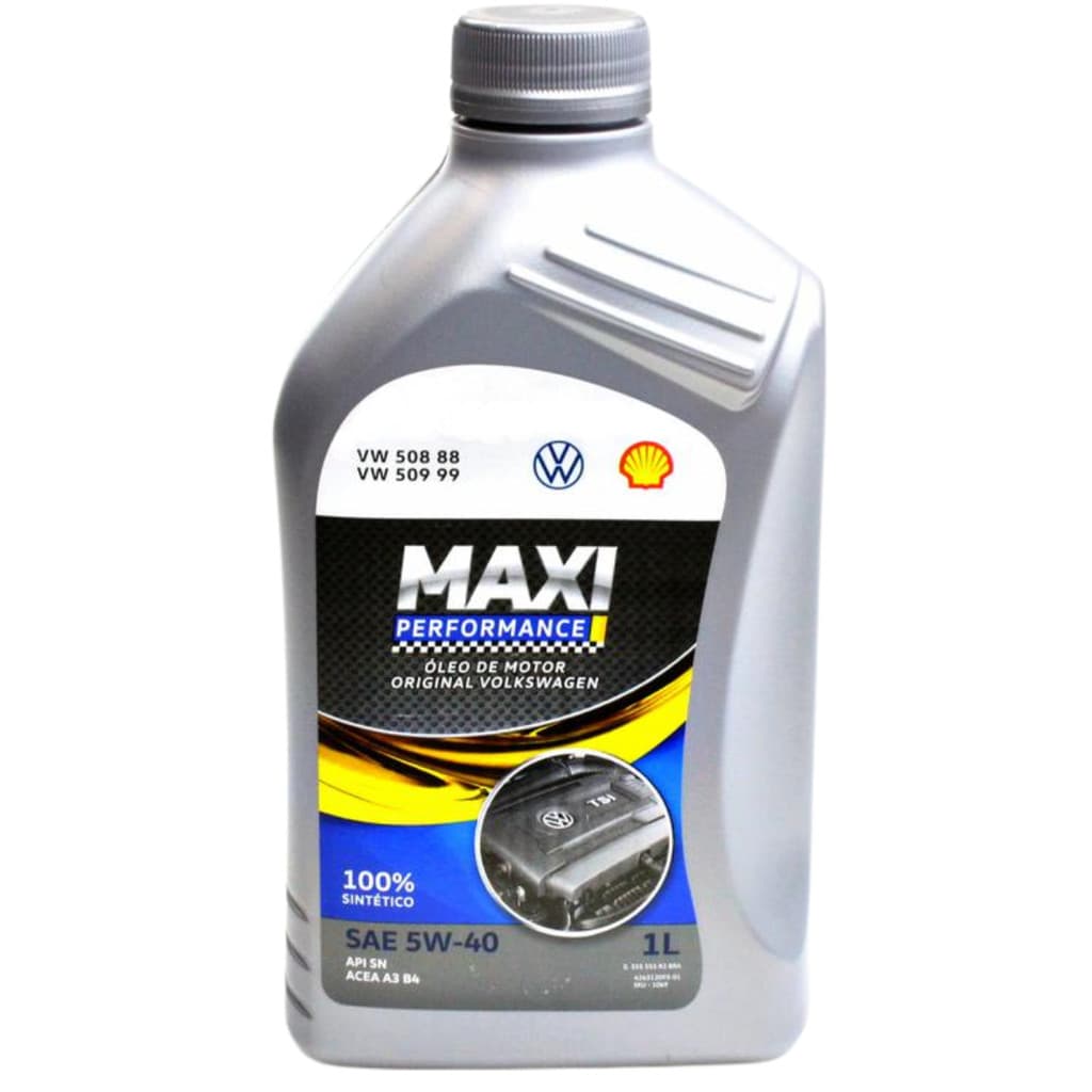 Óleo Motor 5w40 508 88 Genuíno Volkswagen Shell Maxy Performance GS55553R2BRA