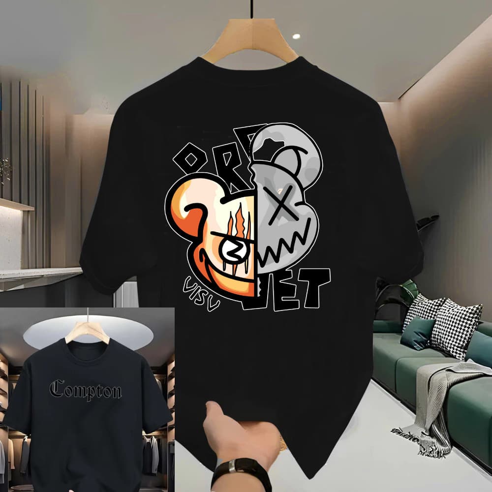 Camiseta Tshirt 100% Algodão Urso Camisa Unissex Premium Street